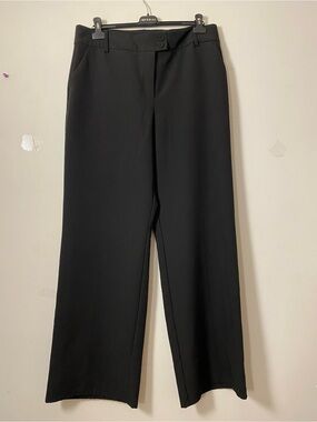 Melanie Lynn wide leg Black plus size Dress Pants